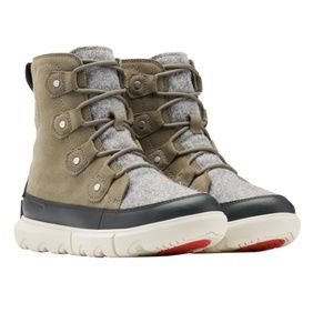 New-Sorel Explorer II Joan Felt Boot Sage/Fawn - Women's-Size 9 NWOT